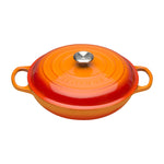 Shallow Cast Iron Casserole Dish | Volcanic | 26cm