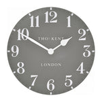 Arabic Wall Clock | Dolphin Grey | 20"