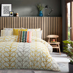 Linear Stem Feather Cushion | Sunflower