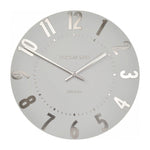 Mulberry Wall Clock | Silver Cloud | 20"