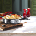 3-Ply Stainless Steel Saute Pan with Lid | 24cm