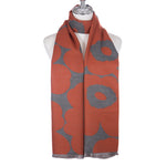 Abstract Floral Scarf | Cinnamon