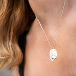 Dottie Moonstone Pendant Necklace | Sterling Silver