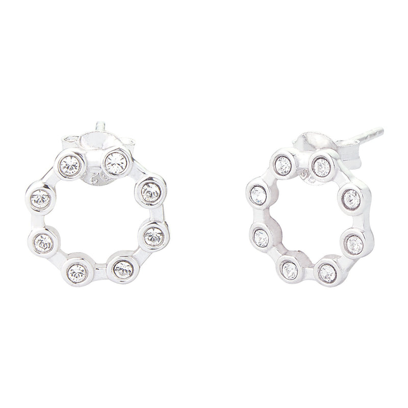 Open Circle Earrings | Kendall | Sterling Silver