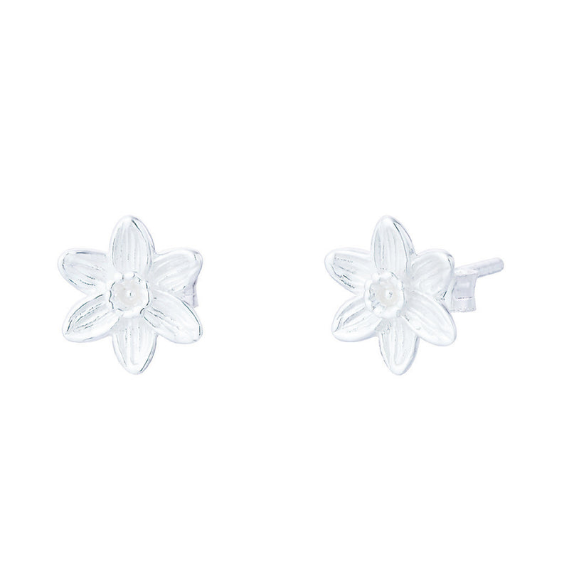 Pia Floral Stud Earrings | Sterling Silver