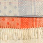 Woven Dot Scarf | Orange Ombre Mix