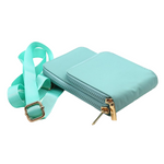 Camera Bag with Removable Strap | Pale Aqua