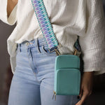 Camera Bag with Removable Strap | Pale Aqua