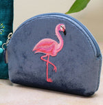 Flamingo Coin Purse | Dusky Blue