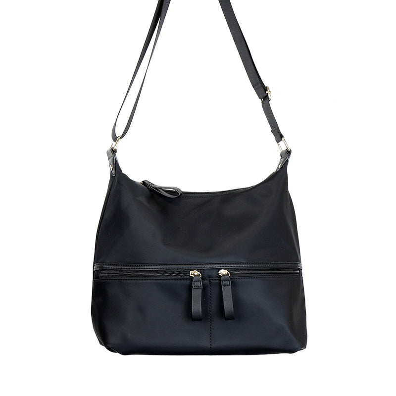 Scoop Bag with Strap | Black