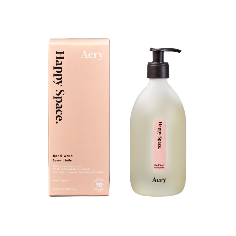 Happy Space Hand Wash | Rose, Geranium & Amber | 500ml