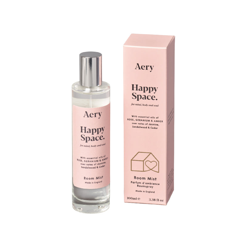 Happy Space Room Mist | Rose, Geranium & Amber | 100ml