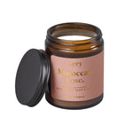 Moroccan Rose Scented Jar Candle | Rose, Tonka Bean & Musk | 140g