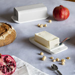 Mattina Butter Dish | Warm Grey