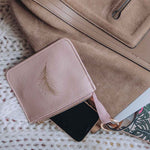 Majoie Feather Cosmetic Pouch | Pink