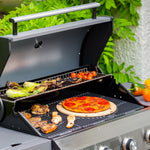 Classic 4 Burner Hybrid Barbecue with Side Burner | Matt Grey