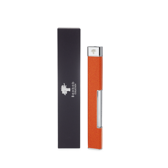 Grain Leather Candle Lighter | Orange