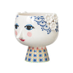 Eva Flowerpot | Blue | 21cm