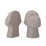 Baldur Split Head Bookends | Grey