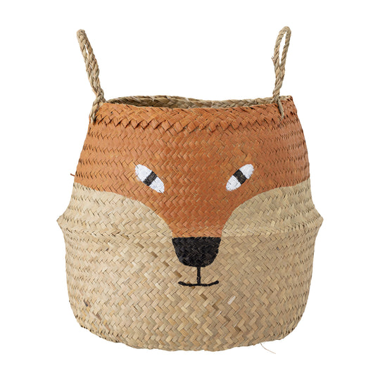 Fritse Basket | Seagrass | Orange