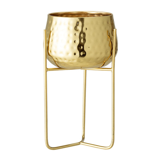 Russell Flowerpot | Metal | Gold