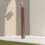 Straight Dinner Candle | Mocha | 20cm