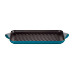 Cast Iron Rectangular Grill | Deep Teal | 32cm