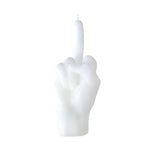 F*ck Hand Gesture Candle | White