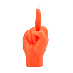 F*ck Hand Gesture Candle | Neon Orange