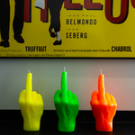 F*ck Hand Gesture Candle | Neon Orange