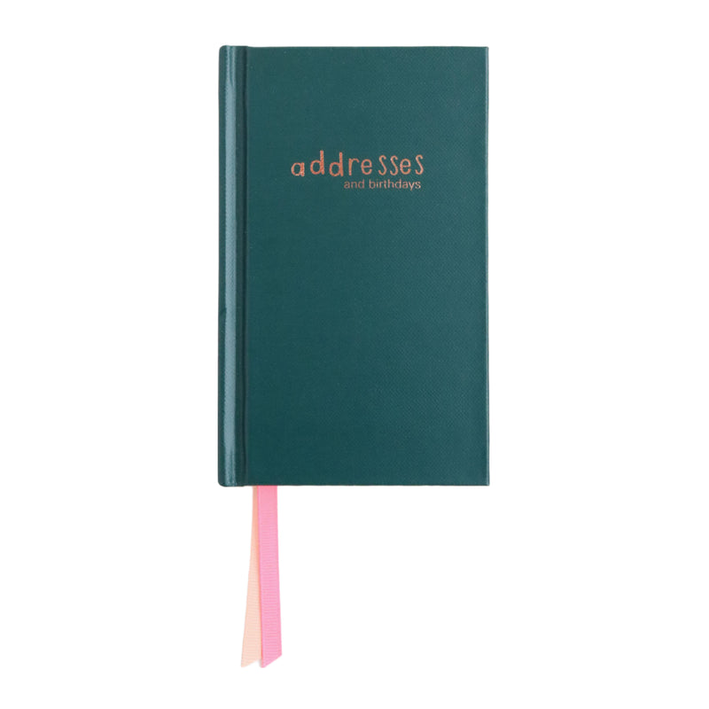 Handbag Address Book | Dark Green