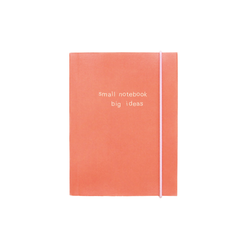 'Small Notebook Big Ideas' Notebook | Orange | Small