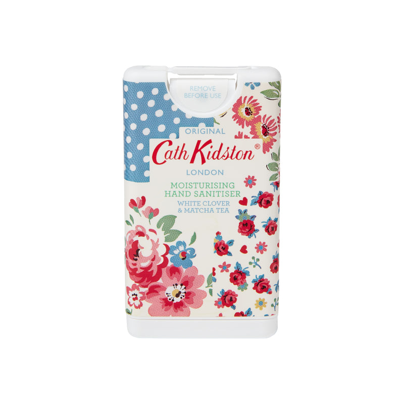 Cottage Patchwork Moisturising Hand Sanitiser | White Clover & Matcha Tea | 15ml