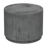 Fiberclay Pedestal | Rillo | Charcoal Grey