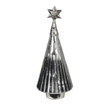 Antique Silver Christmas Tree Decoration | Medium