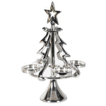 Christmas Tree Candle Holder | Silver | Medium