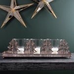 Triple Christmas Tree Candle Holder