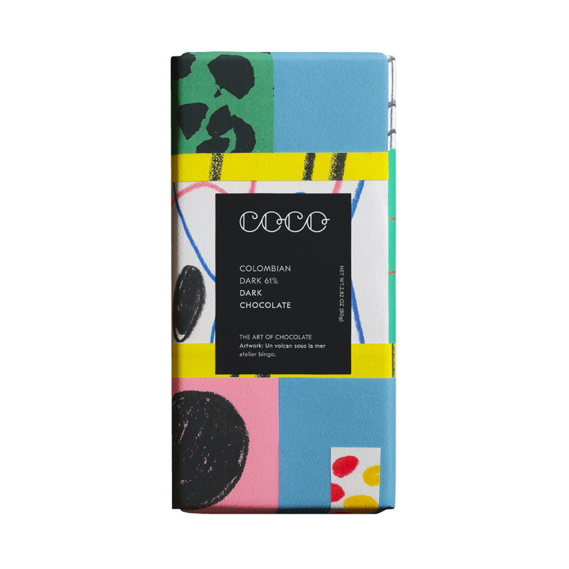 Colombian Dark 61% Chocolate Bar | 80g