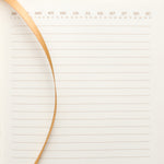 Arch Dot Journal | Metallic Suede | Blue/Gold