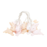 LED String Lights | Pastel Jumping Bunnies | 10 Lights