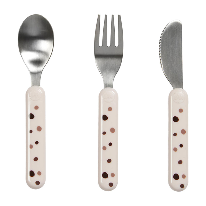 Dreamy Dots Cutlery Set | Powder Pink