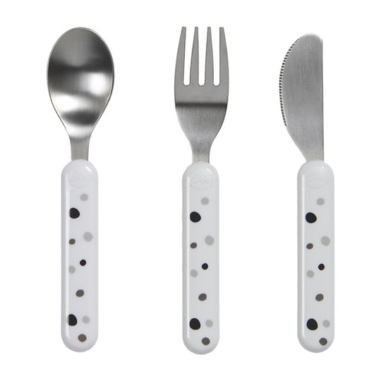 Cutlery Set | Dreamy Dots | White