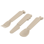 Kiddish Cutlery Set | Deer Friends | Sand