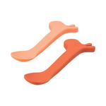 Lalee Silicone Spoon Set | Papaya | Pack of 2