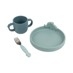 Peekaboo Dinner Set | Deer Friends | Blue