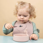 Peekaboo Deer Friends First Meal Set | Powder Pink