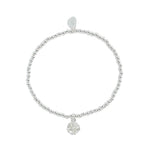 Buttercup Pearl Charm Bracelet | Silver Plated