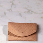 Envelope Card Holder | Taupe Weave