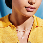 Pave Organic Shape Necklace | Treasure Me | Silver