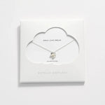 Petite Pearl Buttercup Pendant Necklace | Silver Plated